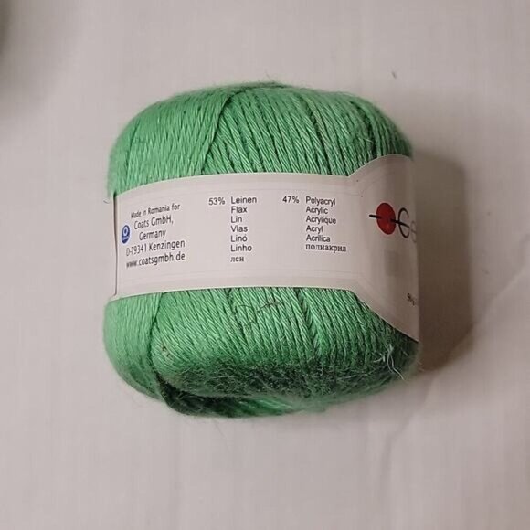 Lot of 8 Skeins Gedifra Korella Discontinued Linen Blend Worsted Yarn Color 8469 - Picture 4 of 4